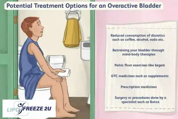 image of woman on toilet because of an overactive bladder Witney