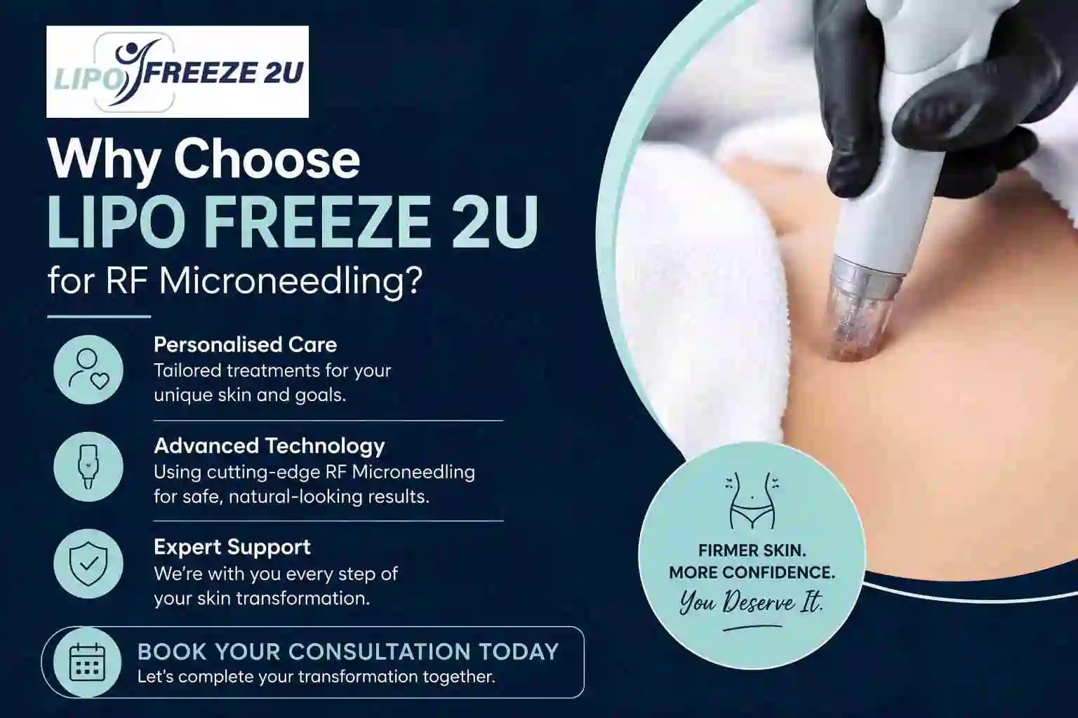 Why Choose LIPO FREEZE 2U for RF Microneedling Witney?